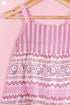 Cotton Frock & Shorts Set In Block Print